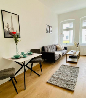 Stilvolles Apartment in zentraler Lage - Netflix, Queensize-Bett, Altbaustil, Küche und ÖPNV-Anbindung in Erfurt, Erfurt